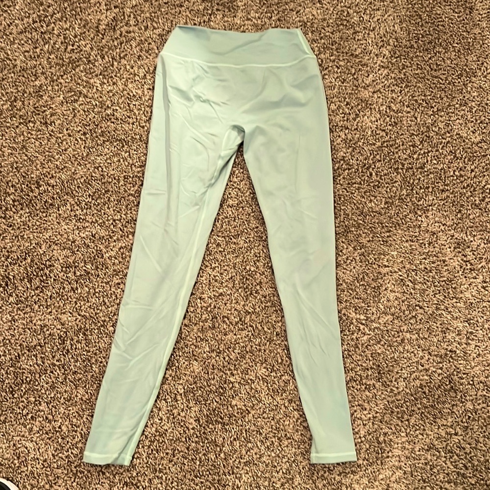Alphalete Alphalux Wonder Legging 27”, size medium, color Ivy